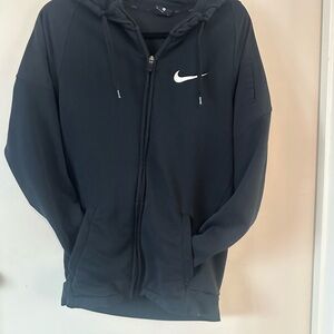 Nike Men's Black Hoodie Zip Up